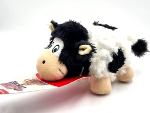 KONG Barnyard Cruncheez Cow Large Rattle Crunchy Plush Dog Toy 8x5 - Picture 1 of 15