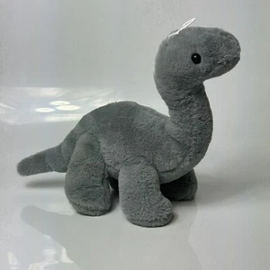 Brontosaurus Plush Kellytoy Kellybaby Grey Dinosaur Stuffed Animal 12” Baby Dino - Picture 1 of 3