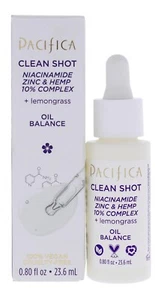 Pacifica Clean Shot Niacinamide, Zinc, & Hemp 10% Complex for Oil Balance - Picture 1 of 7