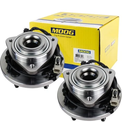 Juego de cojinetes de bujes de rueda delantera 4x4 MOOG para Jeep Grand Cherokee 2005-2010 5 tacos Foto 1 de 4