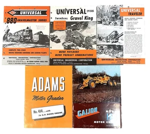 50er Jahre Kiessortierer Kieszerkleinerung Prospekte Anzeigen - Adams, Universal, Galion - Bild 1 von 1