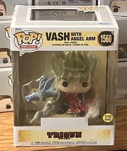 Trigun Funko Pop Deluxe Vash with Angel Arm #1560 Anime Manga, Glow In Dark, New - Imagen 1 de 8