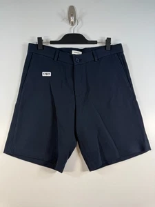 Brandneu mit Etikett Sandro Herren flache Vorderseite Freizeit Golf Bermuda Chino Shorts marineblau Gr. 44 - Bild 1 von 14