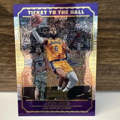 2022-23 Panini Contenders Ticket To The Hall #24 LeBron James Lakers - Image 1 of 2