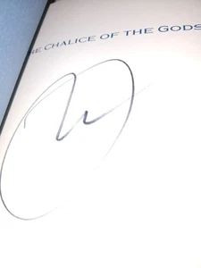 2023 Publisher Signed THE CHALICE OF THE GODS - Rick Riordan- Percy Jackson - Picture 1 of 8
