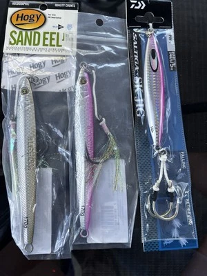 Set Of 3 Sand Eel Jigs - Image 1 of 2