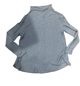 Westbound Sweater Womens Size L Blue Ribed Lightweight - Picture 1 of 2