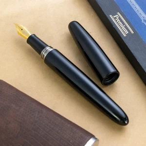 Pluma Estilográfica Wancher Dream True Urushi Negra Jowo #6 Plumín Acero Inoxidable - Imagen 1 de 8