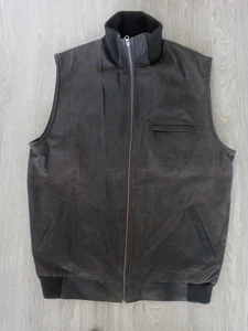 El Boyero Herren Lederweste Braun Größe 2XL Made in Argentina - Bild 1 von 7