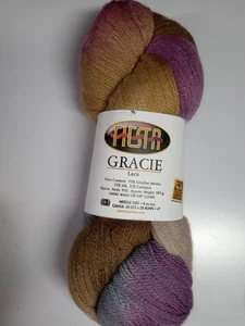 Fiesta Yarn Gracie Lace-Raspberry Mocha-950 Yards- Ext Merino Wool/Silk/Cashmere - Picture 1 of 2