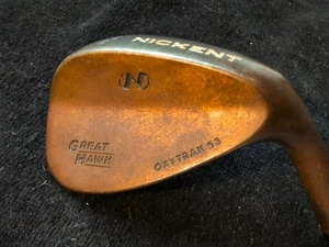 RH Nickent Great Hawk Raw Oxytrak 53* Sand Wedge-473g +/- 35.5" CPX Grip - Picture 1 of 6