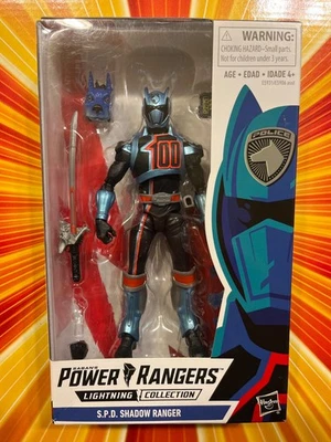 Hasbro Power Rangers S.P.D. SHADOW RANGER 6" Colección Lightning FALTA 1 MANO Foto 1 de 4