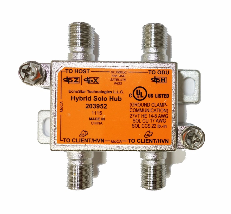 DISH Hybrid Solo Hub Simplifies Hopper Installation Reduces Coax Lines - Image 1 of 1