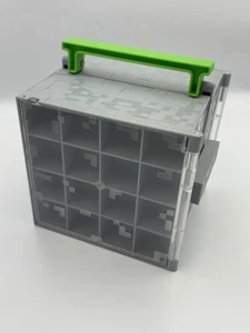 Minecraft Mini Figur Sammelkoffer Aufbewahrungswürfel Spielset 2014 Mattel - Bild 1 von 12