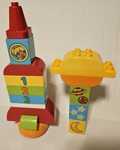 LEGO DUPLO 10815 MI PRIMER COHETE SET LOTE 100% COMPLETO NIÑO NIÑA ESTRELLAS DE LUNA - Imagen 1 de 2