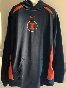 University of Illinois Youth Gr. L (16/18) by Nike Waffle Knit Kapuzenpullover - Bild 1 von 5