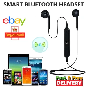 Schweißfeste drahtlose Bluetooth Kopfhörer Headphones Sport Fitnessstudio für Samsung iPhone - Bild 1 von 14