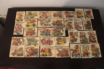 1973 Fabulous Odd Rods Vintage Bubble Gum Trading Card Set of 31 Donruss - Image 1 of 4