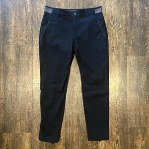 Columbia Sportswear Black Fleece Lined Omni-shield Hiking Outdoor Pants Size L - Picture 1 of 8