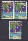 1989 COCOS ISLANDS CHRISTMAS SET OF 3 MINT MNH/MUH