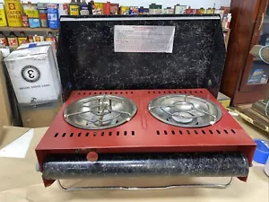 Sears Roebuck & Co. Vintage Ted Williams 2 Burner Gasoline Camp Stove Prepper - Picture 1 of 16
