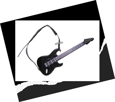 Mezco One:12 The Crow – GUITAR WITH STRAP 1/12 Scale Fodder - Image 1 of 4