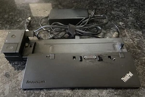 Lenovo ThinkPad Pro USB 3.0 40A12 Docking Station - 04W3948 - Includes Key - Photo 1/1