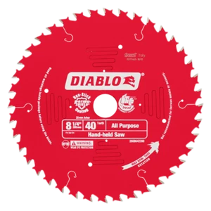Diablo 8-1/4" / 209mm 40 Tooth Ultra Thin Saw Blade 2608642398 - Picture 1 of 1