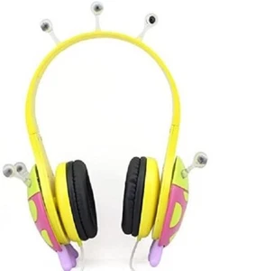 VCOM DE802-Y Wired 3.5mm On-Ear Children Headphone - Picture 1 of 8