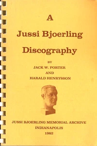 169m. Jussi Bjoerling Discography - Jack Porter - Bjoerling Archive, 1982 - Imagen 1 de 1