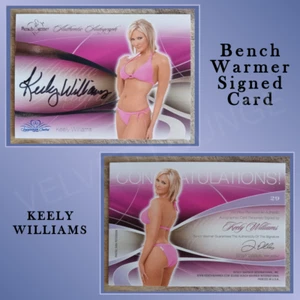 Tarjeta firmada auténtica Benchwarmer 2008/Keelly Williams #29 - Imagen 1 de 1