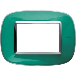 Bticino BTI HB4803DV AXOLUTE - PLACCA 3P VERDE LIQUID - Foto 1 di 1