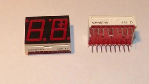 7 Segment Led Display Monsanto MAN6740 14,2 mm rot - Bild 1 von 2