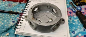 2 X Crouse Hinds GRFX219 Conduit Outlet Box 3/4in - Picture 1 of 3