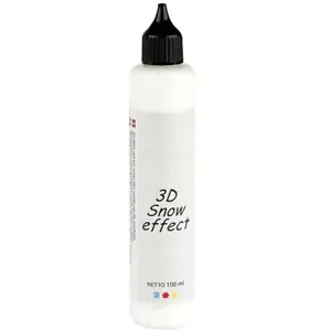 Schneepaste (69,50€/L) 100 ml 3D Schnee aus der Tube, Strukturpaste - Bild 1 von 1