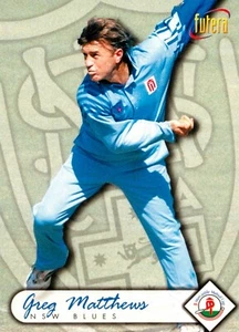1996 1997 NSW BLUES Cricket Card GREG MATTHEWS BBL - Picture 1 of 2