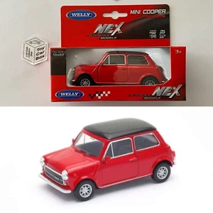 WELLY NEX 1/38 - Mini Cooper 1300 (Red #43609 - Boxed) D67g - Picture 1 of 1