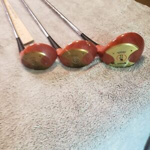 Vintage Persimmon PGA Professional Tommy Armour Driver #1, 3, 5  Woods