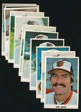 1975 Baltimore Orioles Team Issue -(11 Different) w/ BOB GRICH, DON BAYLOR