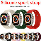 For Apple Watch Band 49mm 45mm 44mm 42mm Silicone Strap iwatch series ultra 8 7