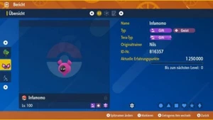 Infamomo / Lv.100 / Max. IV / Karmesin & Purpur - Bild 1 von 4