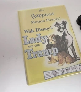 👑 WALT DISNEY WORLD LADY AND THE TRAMP Filmposter MAGNET - Bild 1 von 4