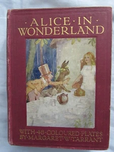 Alice in Wonderland Lewis Carroll 1st Printing Illustrated Tarrant 1916 Antique - Picture 1 of 7