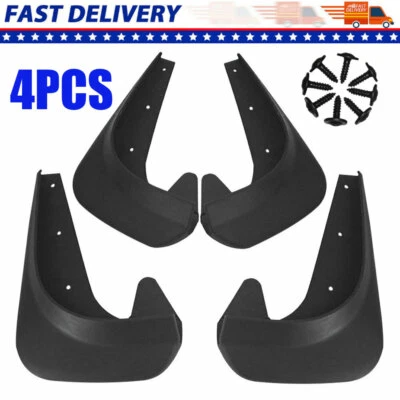 4X Car Mud Flaps Splash Guards for Front or Rear Auto Universal Accessories Part - Image 1 of 4