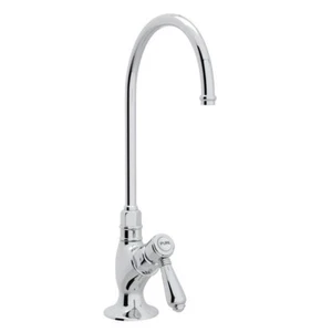 ROHL San Julio C-Spout Filter Faucet - Polished Chrome With Metal Lever Handle - Picture 1 of 5