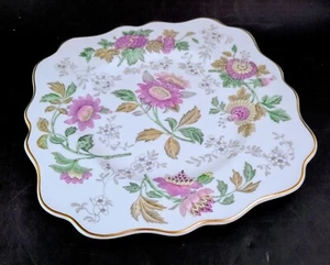 Wedgwood "Avon" Dessert/Salad Plate, Bone China, Square, Ruffled Edge W3983 Mint - Picture 1 of 4