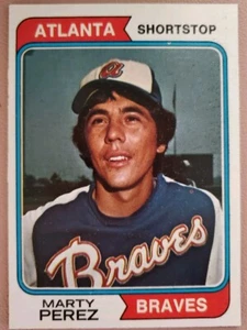 1974 Topps - #374 Marty Perez - Bild 1 von 2