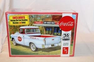 1/25 Scale AMT, Coca-Cola 1955 Chevy Cameo Model Kit, #1094/12 BN Sealed Box - Picture 1 of 3