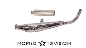 TURBO KIT S1 HONDA MOPED PERFORMANCE EXHAUST - PA50II Hobbit Camino - Chrome - Bild 1 von 2