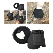 1pair Oxford Fabric Horse Boots Black Hoof Wrists Protector  Horse Gear Supplies
